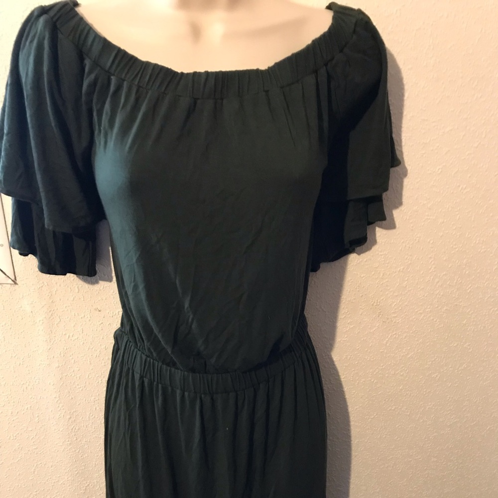 Loft Off Shoulder Midi Dress